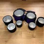 Kristallklangschale | Chakra-Set | 4. Oktave