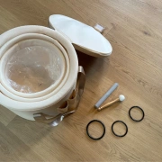 Kristallklangschale | Dreiklang | F-Dur | 3. Oktave
