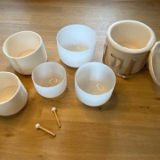 Kristallklangschale | Dreiklang | C-Dur | 3. Oktave