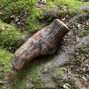 Bass Okarina aus Aststück | G3 in 432 Hz | Pentatonische Stimmung | ca. 27 cm
