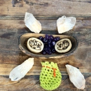 Chumpistein aus Alabaster – Symbol der Balance