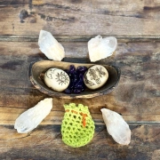 Chumpistein aus Alabaster – Symbol der Balance