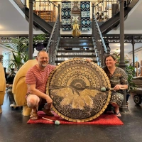 Gong Trommel | Buckelwal | ø 105 cm