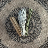 Smudging Trio | Weisser Salbei, Palo Santo & Süssgras