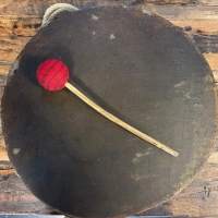 Motherdrum Filzball Trommelstock aus Naturholz