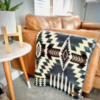 Alpaka Wolldecke | Forest | 2 Grössen