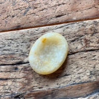 Sorgenstein • Daumenstein | Gelbe Jade