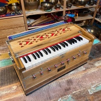 Harmonium | 3½ Oktaven | extra grosse Luftkammer | Teakholz | 432 Hz