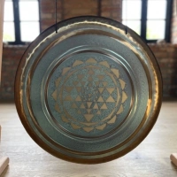 Wom VOX Gong | Handgefertigter Edelstahl-Gong | 60 cm
