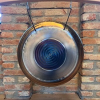 Wom VOX Gong | Handgefertigter Edelstahl-Gong | 40 cm