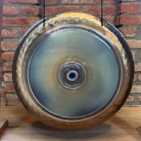 Wom VOX Gong | Handgefertigter Edelstahl-Gong | 60 cm