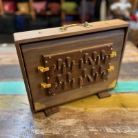 SALE | Teakholz Bass Shruti Box | Gross | 2. Oktaven Tonumfang C2–B3 in 440 Hz