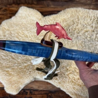 Gebetsflöte in G - 440Hz | Curly Ahorn  | Meisterstück von Miguel Medina