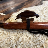 Gebetsflöte in G# - 440Hz | Bubinga Holz |  Meisterstück von Miguel Medina