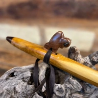 Gebetsflöte in D-Moll | Büffel Windblock | Palisander | Miguel Medina