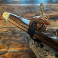 Gebetsflöte in G-Moll | Bären Windblock | Ziricote Holz | Miguel Medina