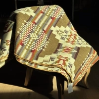 Alpaka Wolldecke | Sandstein | 2 Grössen