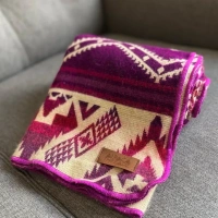 Alpaka Wolldecke | Baby Pink | Small