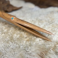 Gebetsflöte in G#-Moll | Kranichkopf | Ahorn Holz | Miguel Medina