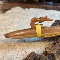 Gebetsflöte in G#-Moll | Wolf Windblock | Zedernholz | Miguel Medina