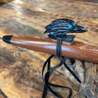 Gebetsflöte in D-Moll | Raben-Windblock | Perlholz | Miguel Medina