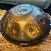 Handpan Chirp | F Integral | 10 Klangfelder – inkl. Rucksacktasche