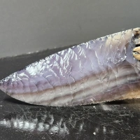 Royal Purple Rainbow Obsidian Cholla Messer von Kenny Hull | Signiert 2025