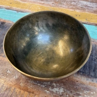 Klangschale mit Blume des Lebens  | ø 26 cm | Ton ~ G2 | Mondton (95,96 Hz)