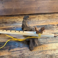 Gebetsflöte in E-Moll | Animal Spirit Windblock | Esche | Miguel Medina