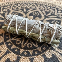 Räucherbündel Weisser Salbei & Sweetgrass 10 cm