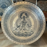 Tempel Gong | Grüne Tara | ø 90 cm