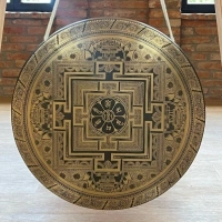 Tempel Gong | Blume d. Lebens |  ø 60 cm