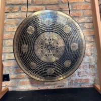 Tempel Gong | Tibetisches OM | ø 70 cm