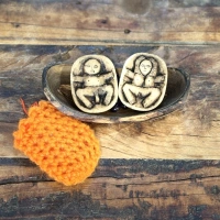 Chumpistein aus Alabaster – Symbol der Balance