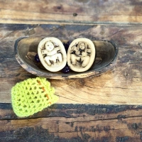 Chumpistein aus Alabaster – Symbol der Balance