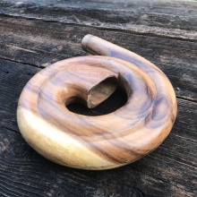 Spiral Didgeridoo natur in D
