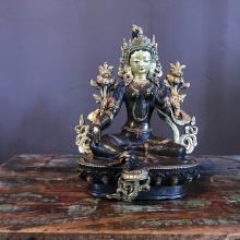 Grüne Tara Statue 22 cm