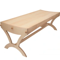 Oktav-Klangmassageliege von feeltone in Eschen- oder Kirschholz erhältlich