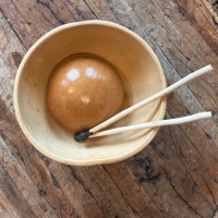 Water Drum | Jibara – traditionelle Kürbistrommel | Ø 31cm