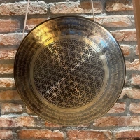 Tempel Gong | Blume des Lebens | 50 cm