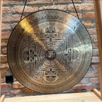 Tempel Gong | Tibetisches OM | 80 cm